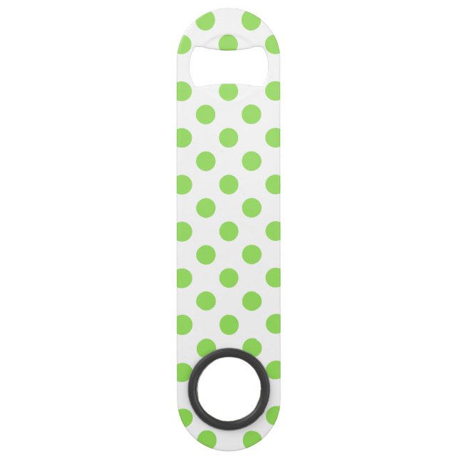 Lime and white polka dots (Front)