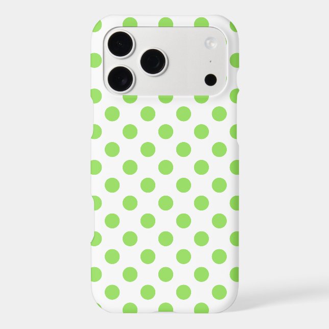 Lime and white polka dots (Back)