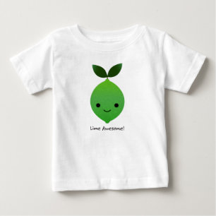 Lime Awesome Kawaii Lime Baby T-Shirt