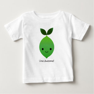 Lime Awesome Kawaii Lime Baby T-Shirt