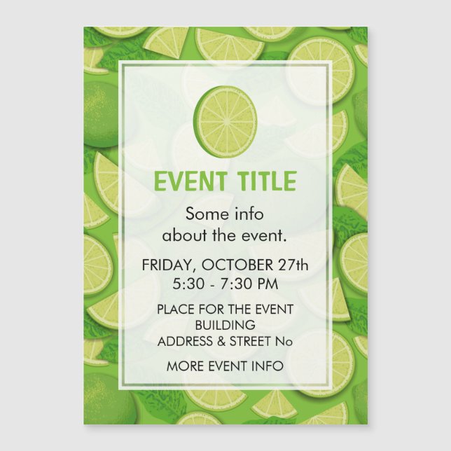 Lime Background (Front)