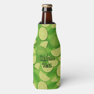 Lime Background Bottle Cooler