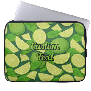 Lime Background Laptop Sleeve