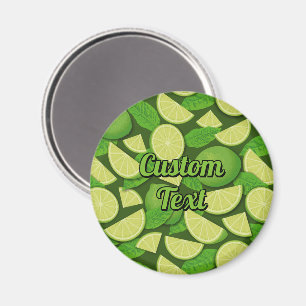 Lime Background Magnet