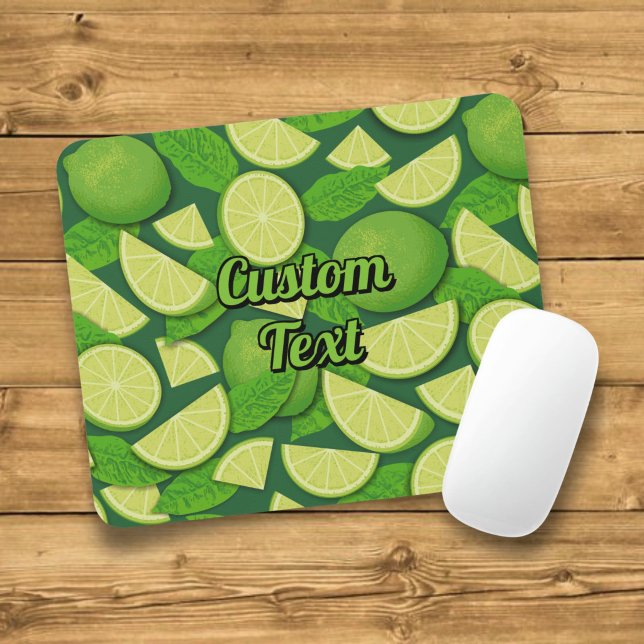 Lime Background Mouse Mat (Creator Uploaded)