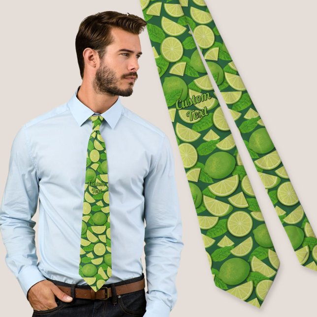 Lime Background Tie (Creator Uploaded)