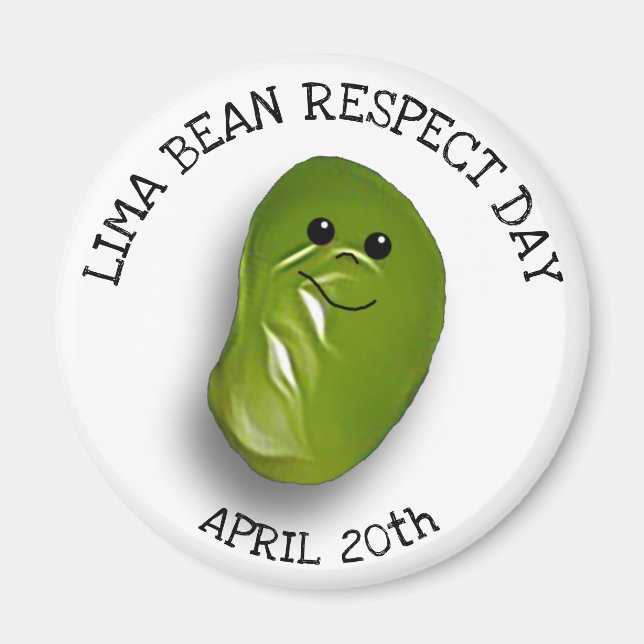 Lime Bean Respect Day April 20th Magnet (Front)