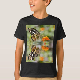 Lime butterfly above water with reflection T-Shirt