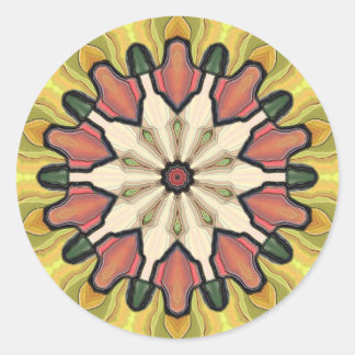 Lime Classic Round Sticker