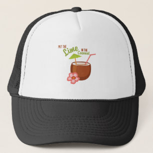 Lime Coconut Trucker Hat