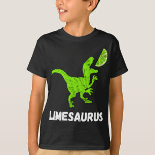 Lime Dinosaurs Lemon Fruit Lemonade Cocktail Dino T-Shirt