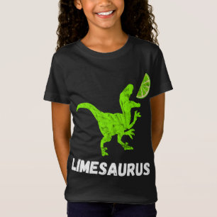 Lime Dinosaurs Lemon Fruit Lemonade Cocktail Dino T-Shirt