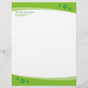 Lime Flower Letterhead