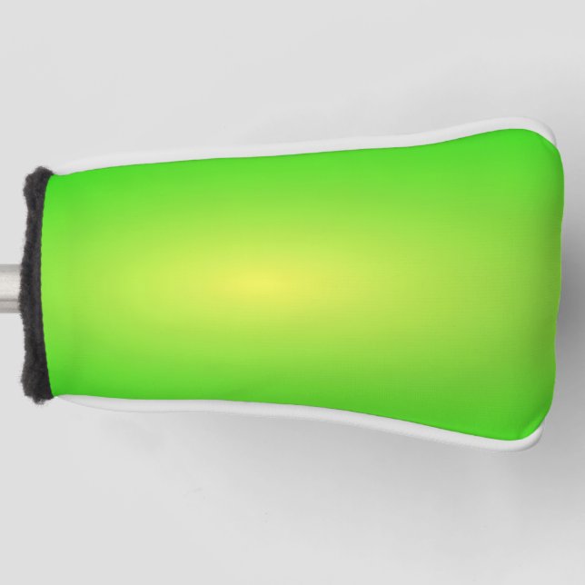 Lime Golf Head Cover (Front)