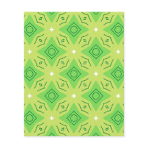 Lime Green Abstract Pattern 12.0 Scrapbook Paper
