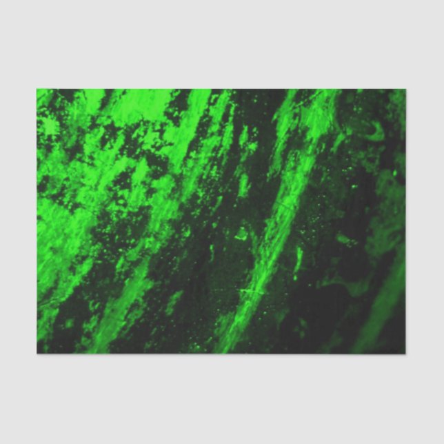 Lime Green and Black Boys Birthday Party Tissue Paper (Front)