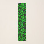 Lime Green and Black Leopard Print  Scarf<br><div class="desc">🥇AN ORIGINAL COPYRIGHT DESIGN by Donna Siegrist ONLY AVAILABLE ON ZAZZLE! Lime Green and Black Leopard Print. Available in several colours. ⭐99% of my designs in my store are done in layers. This makes it easy for you to resize and move the graphics and text around so that it will...</div>