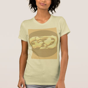 Lime Green and bright purple patterns T-Shirt