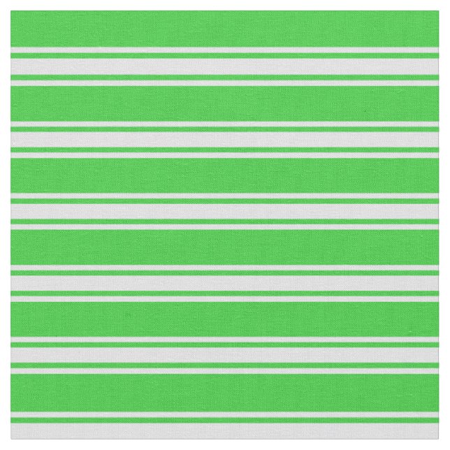 Lime Green and Lavender Coloured Stripes Fabric (Close Up)