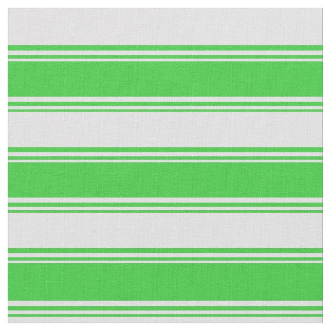 Lime Green and Lavender Lines Fabric (Close Up)