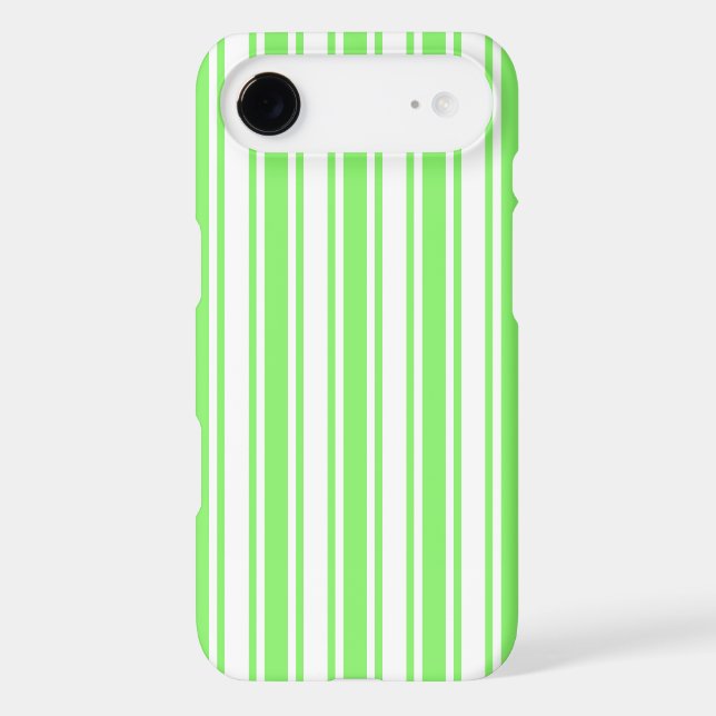 Lime green and white candy stripes (Back)