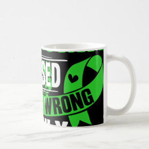 Lime Green Awareness Ribbon Blood Cancer Coffee Mug
