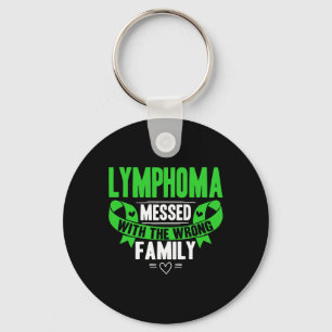 Lime Green Awareness Ribbon Blood Cancer Key Ring