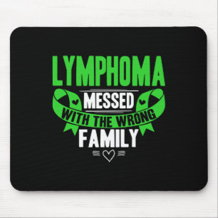Lime Green Awareness Ribbon Blood Cancer Mouse Mat