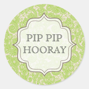 Lime Green Bridal Shower Dessert Table Tag Label