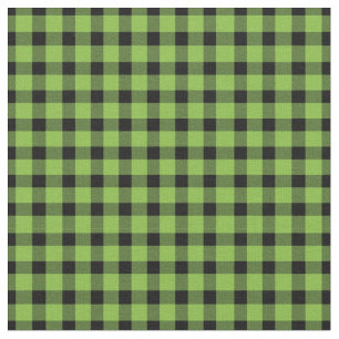Lime Green Buffalo Country Lumberjack Plaid Fabric