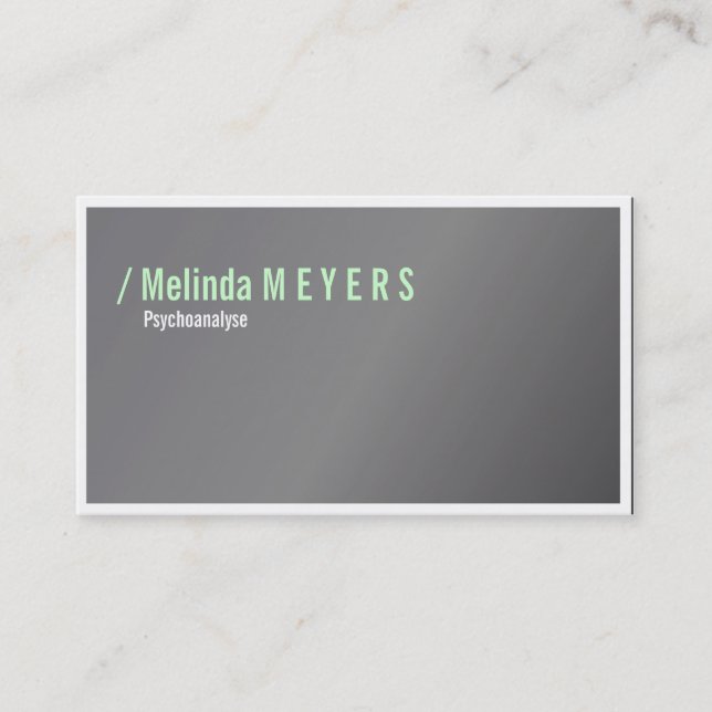 Lime Green Business Card (Front)
