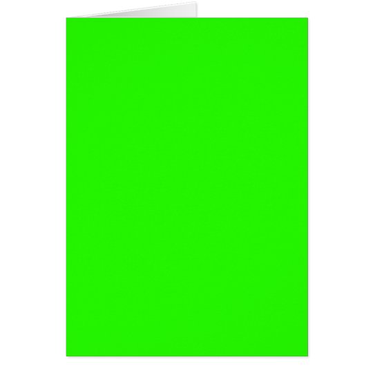 Lime Green Card