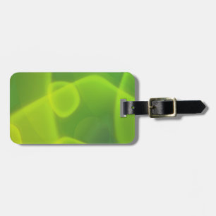 Lime Green Cells Luggage Tag