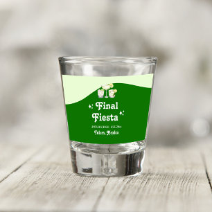 Lime Green Citrus Final Fiesta Bachelorette Shot Glass