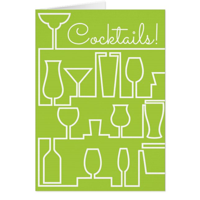 Lime green cocktail party (Front)