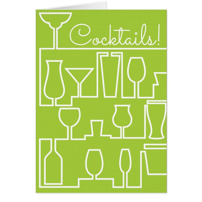 Lime green cocktail party (Front)