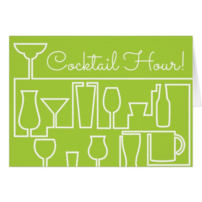 Lime green cocktail party (Front Horizontal)