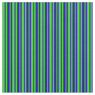 Lime Green & Dark Blue Lined/Striped Pattern Fabric