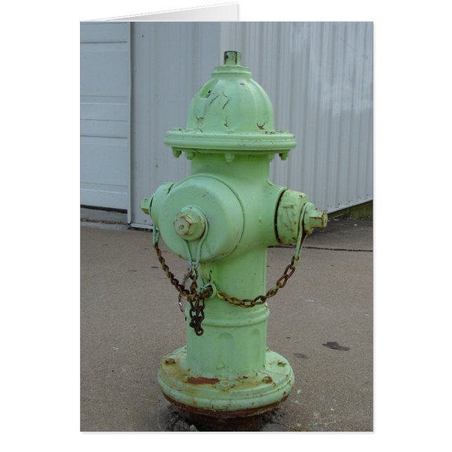 Lime Green Fire Hydrant (Front)