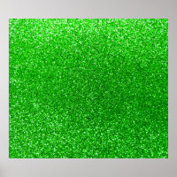 Lime green glitter