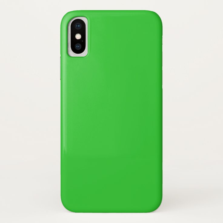 Lime Green iPhone XS Case Zazzle