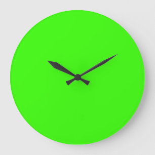 Lime Green Large Clock