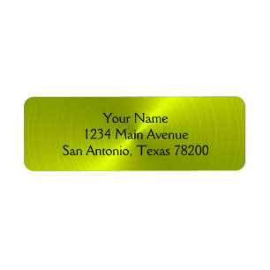 Lime Green Metallic Look