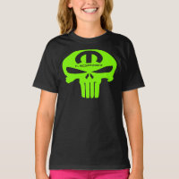 Lime Green Mopar Punsiher Automobilia Classic T-Sh