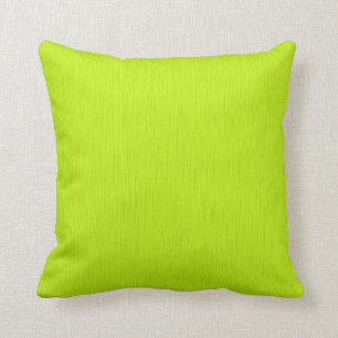 Lime Green Painting Abstract Art Cushion