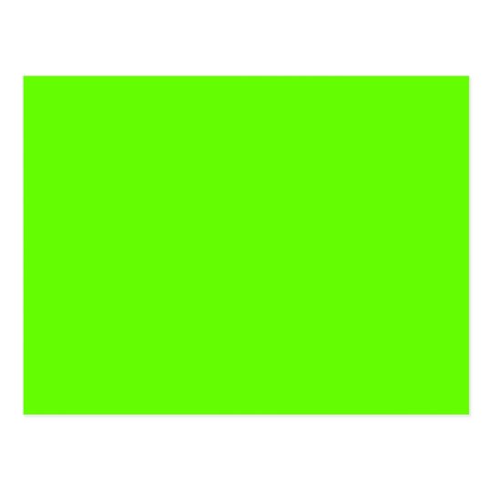 Lime Green Postcard