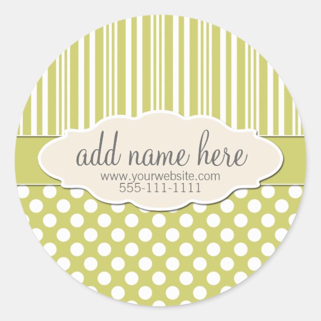 Lime Green Product Label (Front)