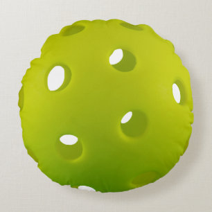 Lime green real pickleball  classic  round cushion