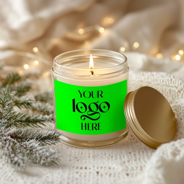 Lime Green Rectangular Sticker (Lime Green Blank Rectangular Sticker for Your Logo or Text)