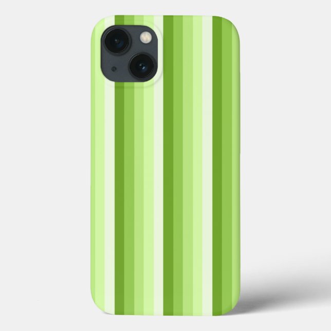 Lime green shadow stripes Case-Mate iPhone case (Back)